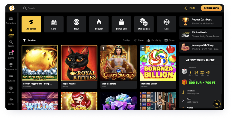 StayCasino Games